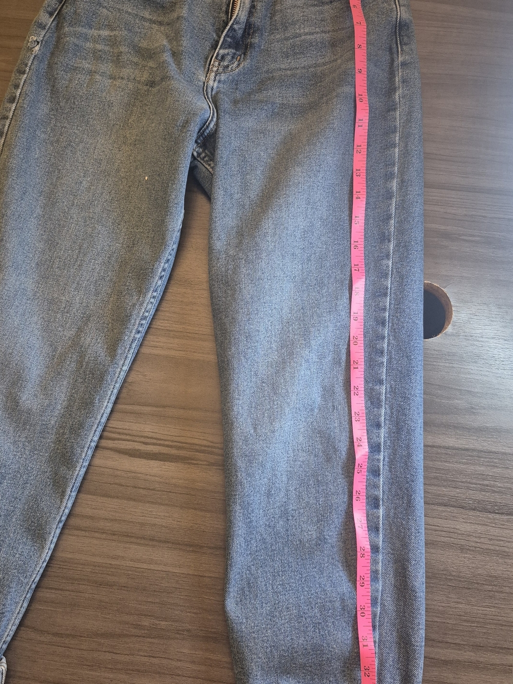 Fashion Nova Light Blue Boyfriend Jeans - Picture 13 of 14